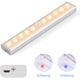 thumbnail image 2 of Luces para gabinetes con detectores de movimiento Luces para gabinetes Armario inalámbrico LED con 2 tiras magnéticas Luz para gabinetes blanco cálido Paquete de 2 piezas, 2 of 8