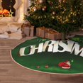 thumbnail image 4 of Salouo Merry Christmas Christmas Tree Skirt 48" Farmhouse Christmas Decorations Snowman Xmas Tree Skirt Tree Mat for Holiday Party Decor, 4 of 8