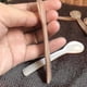 thumbnail image 2 of Set Of 6 Mother-of-pearl 11.5 Cm X 3 Cm Mop Caviar Spoons With Round Handle Compatible With, 2 of 2