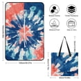 thumbnail image 2 of Colorful Tie Dye Vortex Waterproof Picnic Blanket with Foldable Zipper, Suitable for Outdoor Use, Suitable for Travel, Camping, Beaches, Parks, Grasslands, Picnic Blanket Accessories, 2 of 8