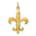 thumbnail image 1 of 14K Yellow Gold Fleur de Lis Charm, 1 of 2