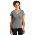 thumbnail image 1 of District Made Ladies MIni Rib V-Neck Tee - Heather Nickel - Small, 1 of 1