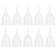 thumbnail image 2 of Copa menstrual femenina, 10 piezas de silicona reutilizable Copa menstrual femenina Copa de higiene femenina Confiabilidad excepcional, 2 of 12