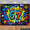 5x3FT, variant on Graffiti 7th Birthday Backdrop Blue Red Spray Paint Street Skateboard I was 6 Now I'm 7 Background for Boys Colorful Paint Splatter 6 7 Birthday Party Decorations Banner Photo Booth Props