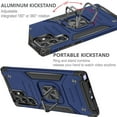thumbnail image 4 of Samsung Galaxy S22 Plus Case, Circlemalls Ring Stand Shockproof Cover+Screen Protector-Blue, 4 of 5