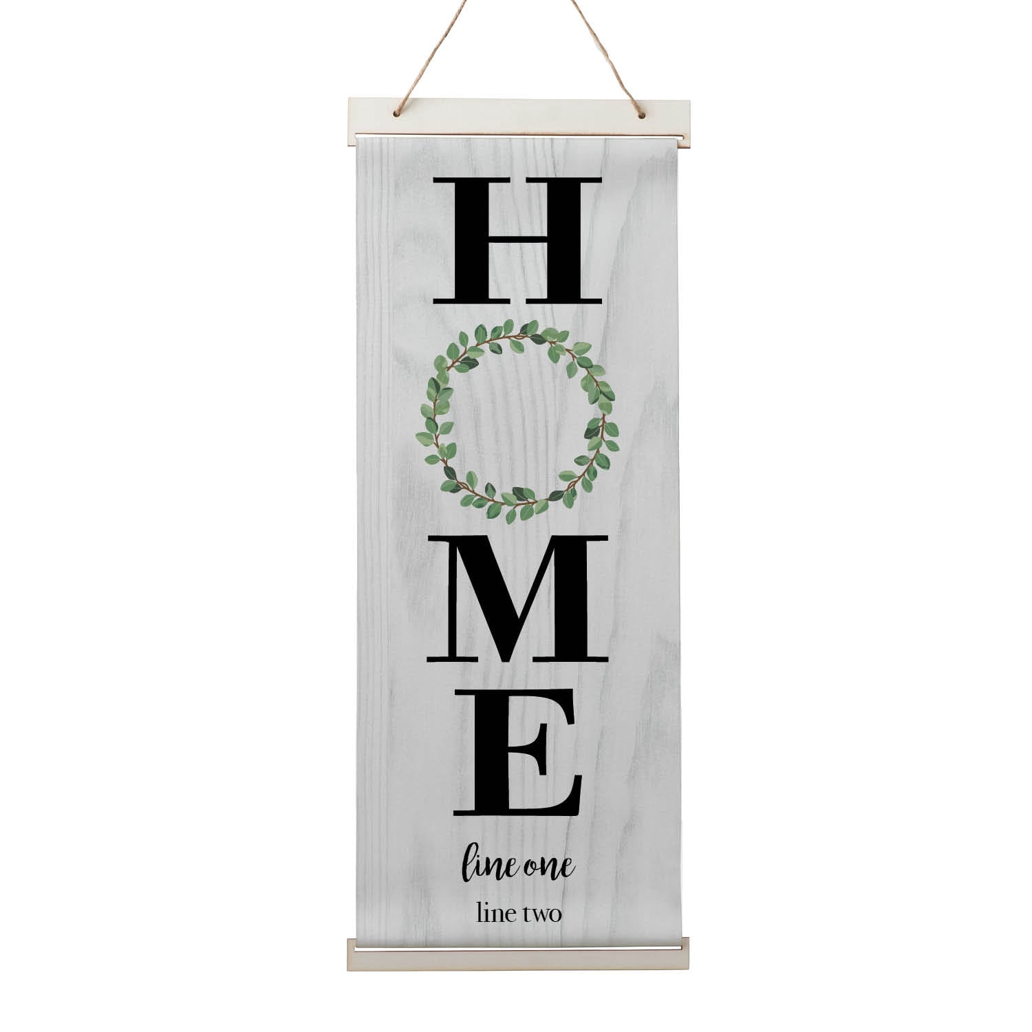 Wreath Home Hanging Canvas
