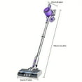 thumbnail image 6 of Cordless Stick Vacuum Cleaner 45KPa, 45 Mins Runtime, 8-in-1 Lightweight Handheld Vacuum with HEPA Filter, for Pet Hair, Carpet & Hardwood Floors, 6 of 15