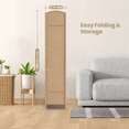 thumbnail image 7 of 6-ft Folding Room Divider with Diamond Design, 6-Panel No Assembly Required, Freestanding,Natural, 7 of 7