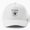 White, variant on Techno Late Night Magic Baseball Cap, Music Graphic Design