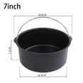 thumbnail image 3 of Non Stick Frying Pans 7 Inch Non Stick Airfryer Cake Barrel Baking Pan Tray Frying Basket Non Stick Baking Pan 5 Inch Cake Pan, 3 of 9