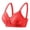 Red, variant on Fesfesfes Bras for Women Padded Shaped Bras Lace Embossing Wire Free Side Lifted Underwear Bras Elegant Solid Color Bras Gather Push Up Unwired Everyday Bras