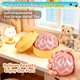 thumbnail image 2 of Pelota antiestrés squishy Bimiubimiu con forma de dumpling y brillo, 2 of 8