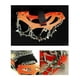 thumbnail image 3 of Crampones para raquetas de nieve (1 par), crampones antideslizantes con 8 ganchos para zapatos de cadena, acero al manganeso, escalada en nieve, senderismo o actividades en terreno nevado, naranja ACTIVE Biensenido a ACTIVE, 3 of 4