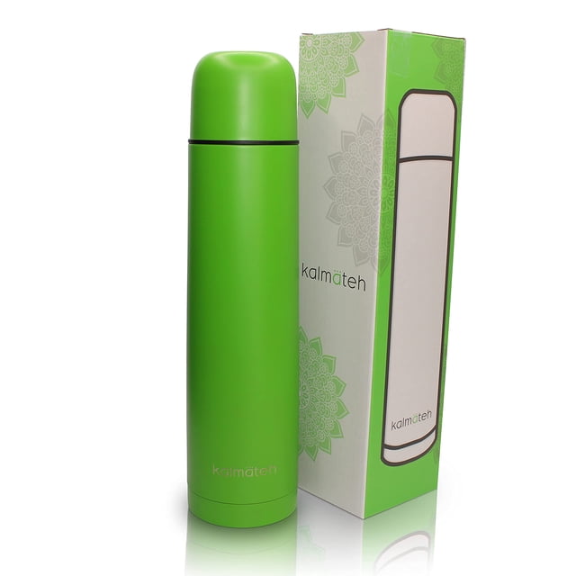 Thermos Kalmateh Yerba Mate, 500 ml, con aislamiento al vacío, acero inoxidable