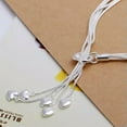 thumbnail image 3 of EOEMY Beautiful Fashion Silver Pretty Heart Women Solid Bracelet Wedding Girl 925, 3 of 3