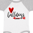 thumbnail image 4 of Inktastic Bulldogs with Heart and Arrow Boys or Girls Baby Bodysuit, 4 of 5