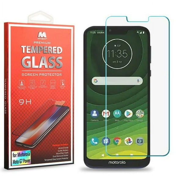 Motorola MOTO G7 POWER Premium HD Clarity ShockProof Tempered Glass LCD Screen Protector Guard Clear 2.5D Curved Edge for MOTOROLA Moto G7 Power