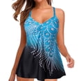 thumbnail image 1 of MKLEKYY Trajes De Baño Mujer Dos Piezas Beachwear Swimwear Padded Plus Swimsuit Print Size Swimjupmsuit Women Swimwears Tankinis Set, 1 of 6