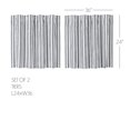 thumbnail image 2 of VHC Brands, Sawyer Mill Ticking Stripe Tier, Black, 24x36, Set of 2, 2 of 6