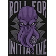 thumbnail image 2 of Men's Dungeons & Dragons Illithid Roll for Initiative Long Sleeve Shirt Black Large, 2 of 4