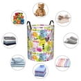 thumbnail image 4 of Goofa Tropical Pineapples Printed Circular Hamper,Laundry Basket with Handles,Storage Baskets Foldable,Large Capacity Laundry Hamper-, 4 of 6