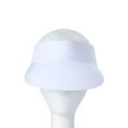 thumbnail image 3 of Athletic Works Women’s Blank Polyester Stretch Visor Hat Arctic White, 3 of 3