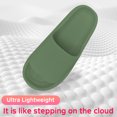 thumbnail image 3 of Green Sandals for Women and Men,Non-Slip Bathroom Shower Sandals,Soft and Thick Sole Cloud Slippers, 3 of 8