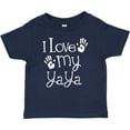 thumbnail image 3 of Inktastic I Love My Yaya Grandchild Boys or Girls Baby T-Shirt, 3 of 5
