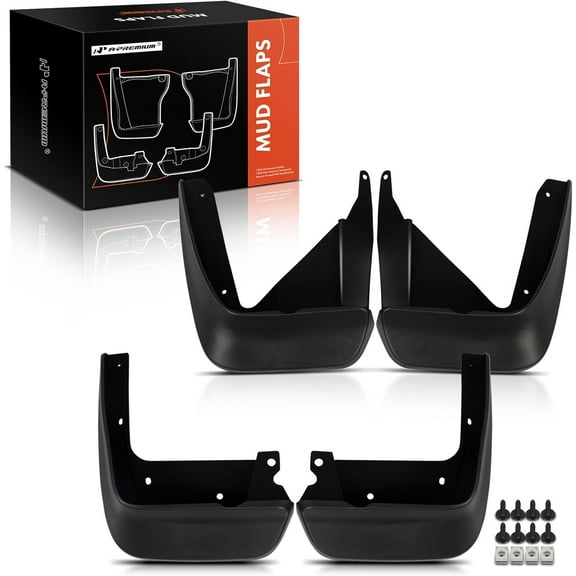 A-Premium Splash Guards Mudflaps Mud Flaps Replacement for Acura TL 2012-2016 Sedan Front and Rear 4-PC Set