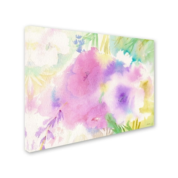 Trademark Fine Art 'Purple Magic' 35' x 47' Canvas Art