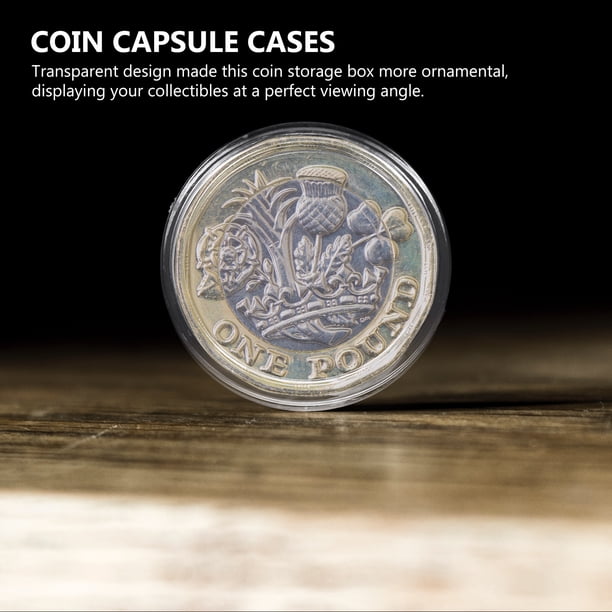 Professional Coin Case for Coin Collecting 100Set 2.5X2.5in
