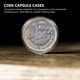 thumbnail image 3 of 100 cápsulas transparentes para monedas de 21 mm., 3 of 6