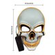 thumbnail image 3 of Máscaras de cosplay Luz de neón Accesorios de mascarada 3 modos para niños adultos Amarillo, 3 of 6