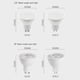 thumbnail image 4 of Foco LED de 3W, 5W, 6W, 7W, 8W, 1-10 piezas, GU10, AC110V, AC220V, sin parpadeo, 3000, 4000, 6000K, en línea con certificación CE de la UE, 4 of 4