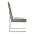 thumbnail image 6 of Manhattan Comfort Element 18.9" Velvet Dining Chair in Steel Gray (Set of 6), 6 of 11