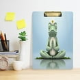 thumbnail image 5 of Coolnut Acrylic Clipboards with Low Profile Clip, A4 Standard Size 9" x 12.5" File Holder for Writing Drawing, Clip Boards for Doctors Offices, Yoga Frog Gifts, 5 of 7