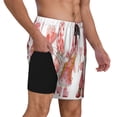 thumbnail image 2 of Uemuo Gnomes valentine's day Pattern Mens Swim Trunks Quick Dry Board Shorts with Mesh Lining, Stretch Beach Shorts Quick Dry No-Chafing Board Shorts-Small, 2 of 6