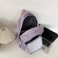 thumbnail image 2 of Mochila Mujer Gran Capacidad Niñas Mochilas Escolares Color Sólido para Deporte (Morado) Sywqhk Para Estrenar, 2 of 8