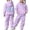 A-Purple487, variant on Jamsmile Toddler Girls Outfit Sets Long Sleeve Solid Warm Hoodie Pullover Tops With Pants 2 Piece Kids Child Girls Sweat Suits