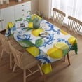 thumbnail image 2 of Lemon Rectangle Tablecloth 60"x84",Waterproof Polyester Rectangle Table Cloth, Wipeable Spillproof Polyester Tablecloth for Dining, Camping, Indoor and Outdoor, 2 of 5