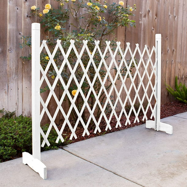 WhiteExtendable Instant Fence