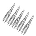 thumbnail image 3 of BEADCEST 100PCS Multi-strand Finishing Bead Caps Iron White K Color for Jewelry Makers Projects, 3 of 8