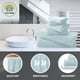 thumbnail image 2 of Juego de toallas Cosy Family de microfibra de 8 piezas (verde azulado claro), 2 of 7