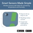 thumbnail image 3 of SensorPush HT1 Smart Temperature Sensor & Humidity Sensor - Thermometer & Hygrometer w/App Monitoring - Indoor/Outdoor Temperature and Humidity Monitor w/Heat Index for RV, Fridge & More, 3 of 10