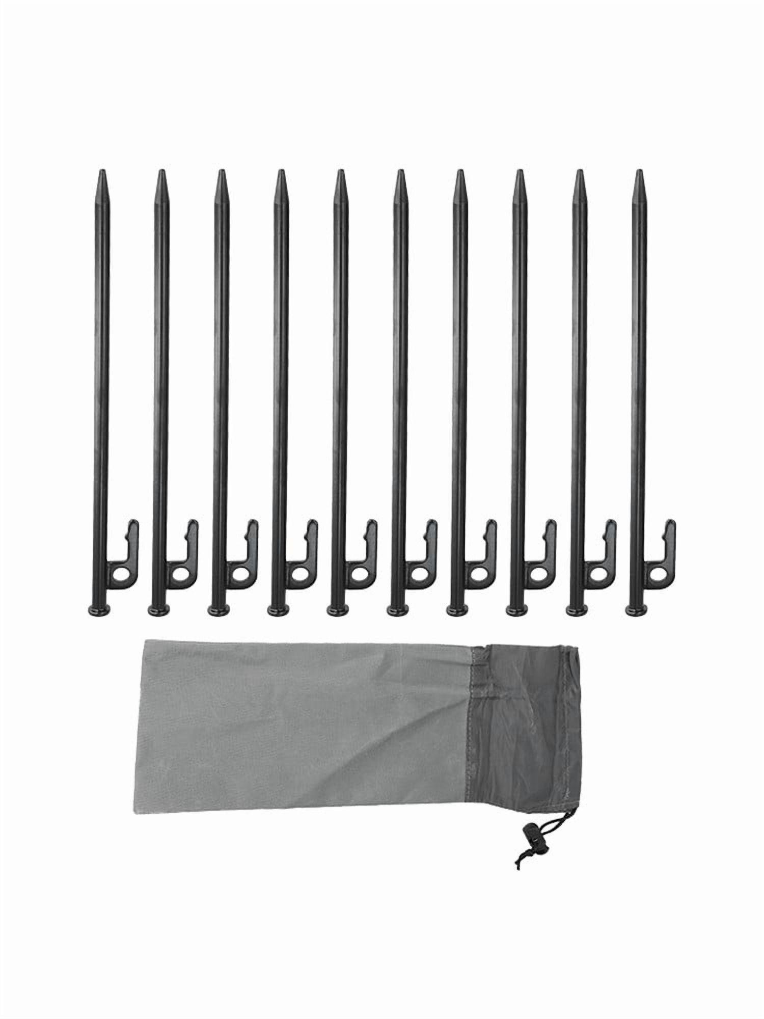 Heavy-Duty 30CM Camping Tent Stakes: Strong, Easy-Pull Design for Secure