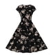 thumbnail image 1 of Vestidos de verano para mujer Vestido de manga corta con estampado floral de playa para mujer Pompotops  ghjkhdj13060, 1 of 8