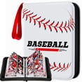 thumbnail image 1 of Carpeta para tarjetas de béisbol efunny, 400 bolsillos, impermeable y con fundas, 1 of 7