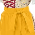 thumbnail image 4 of JOANKDMI Women Classic Fairy Tale Peasant Costume Vintage Dress with Waist Tie Apron for Themed School Event Halloween Carnival Party Dress Up Apparel, 4 of 9