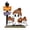A, variant on QLUEWX Halloween Table Decorations, 5.5" Cute Wooden Tiered Tray Table Decor with Pumpkin Drinks & Hat, Grandma’s BOO Crew Halloween Table Centerpieces, Halloween Decorations Indoor for Home Table
