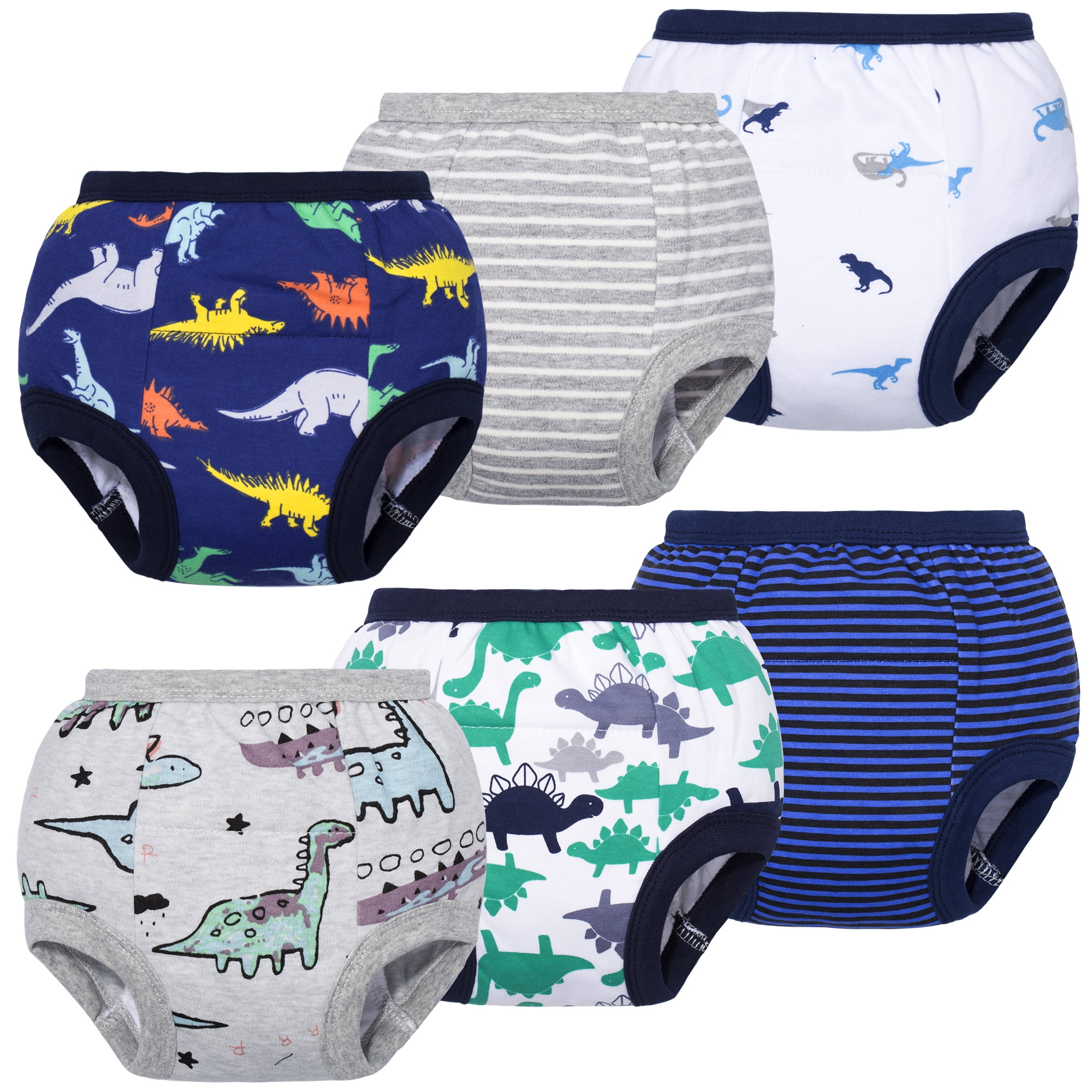 BIG ELEPHANT Baby Boys Potty Training Pants, Cotton Toddler Training